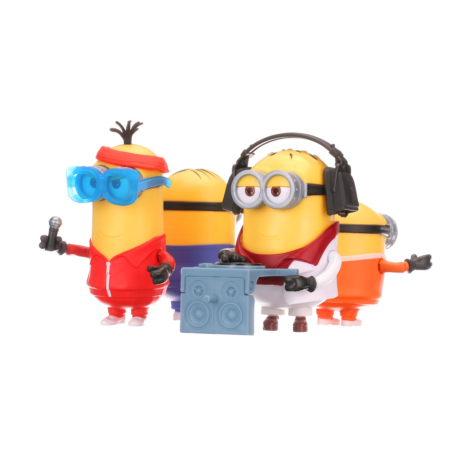 Minions Boombox Action Figures Accessories Toy Set with Kevin