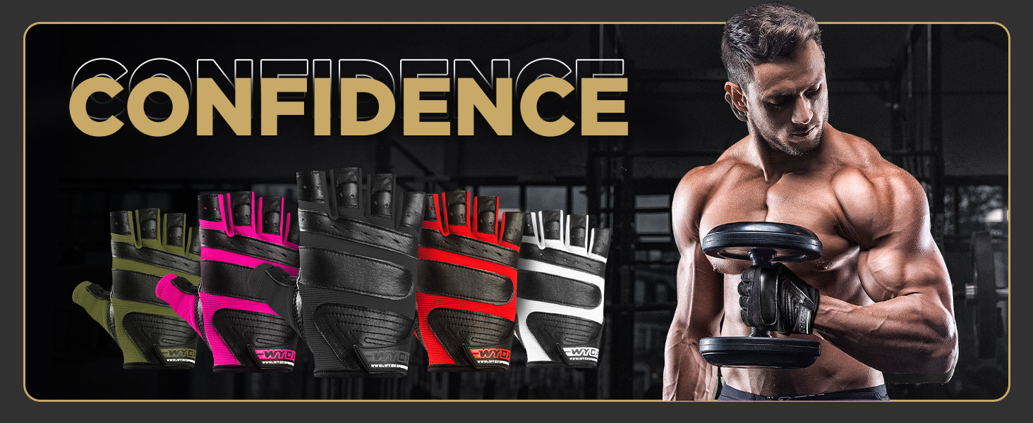 thumbnail video image 2 of WYOX Weight Lifting Gloves White S, Gym Workout Gloves for Women & Men, Lifting Gloves with Wrist Support, 2 of 10