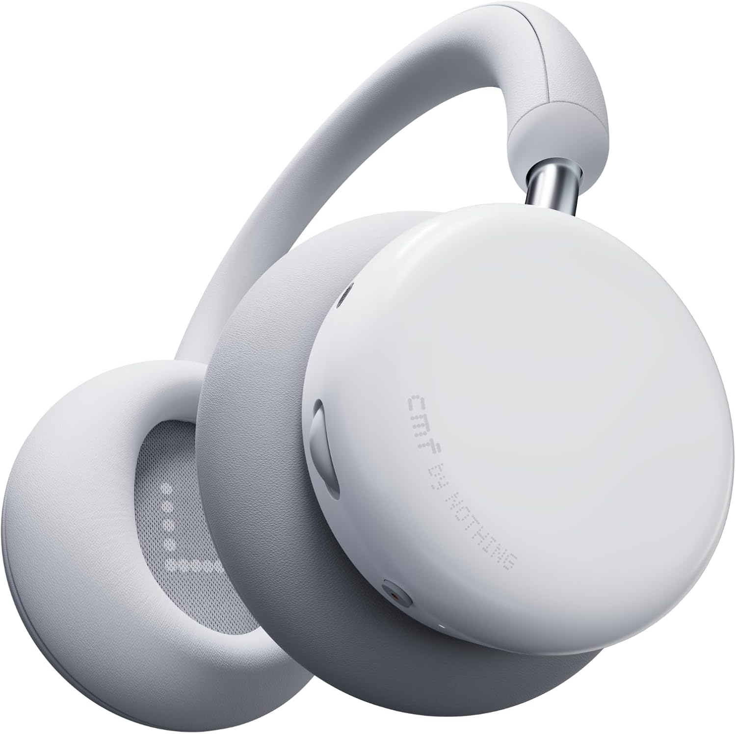 thumbnail video image 2 of CMF by Nothing Headphone Pro Active Noise Canceling Wireless Headphones Bluetooth 5.4 Over The Ear Headset, 50H ANC Playtime, Bass&Treble Slider, Custom EQ&Spatial Audio, Hi-Res LDAC, Light Grey, 2 of 13