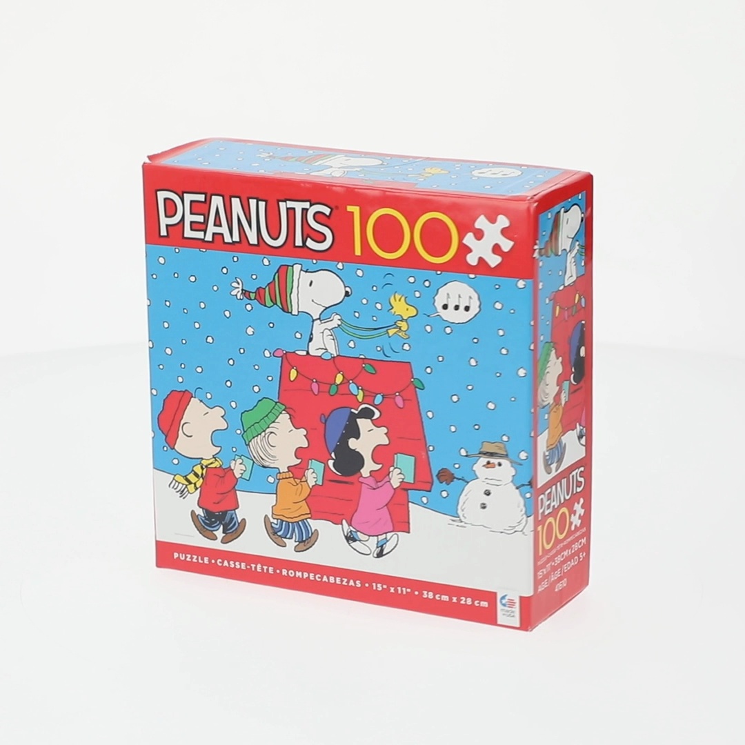 Ceaco 100-Piece Kids Peanuts Christmas Snoopy and the Singers