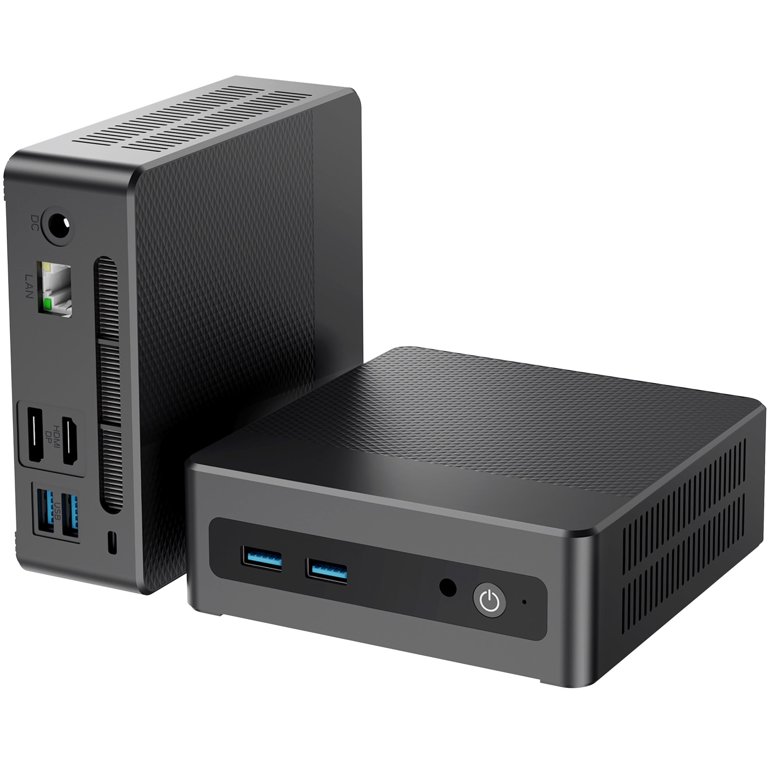 BY50 Windows 11 Pro Mini PC - Intel N5105, 8GB RAM, 256GB SSD, Dual 4K HDMI, WiFi, For Office & Home Theater