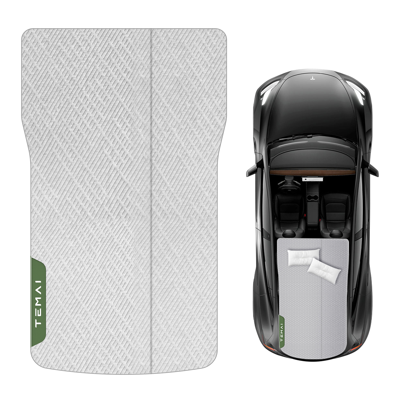 cooboom Camping Mattress for Tesla Model Y 2019~2024, Foldable Memory ...