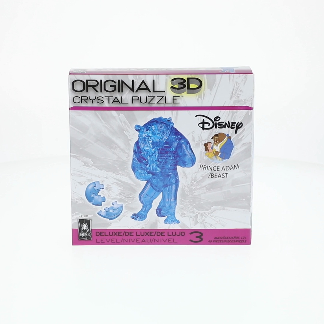 Disney Beast Original 3D Crystal Puzzle from BePuzzled, Ages 12