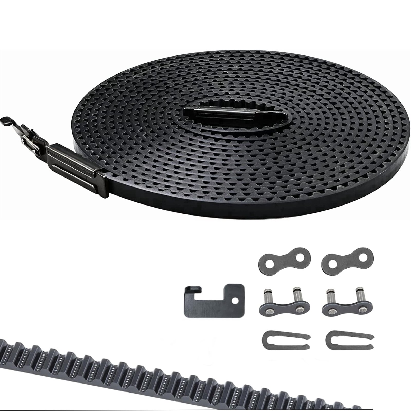 thumbnail video image 2 of 41A5434-11A 7FT Garage Door Opener Drive Belt – Compatible Replacement for LiftMaster, Chamberlain, Craftsman, Sentex, Whisper Models, 2 of 6