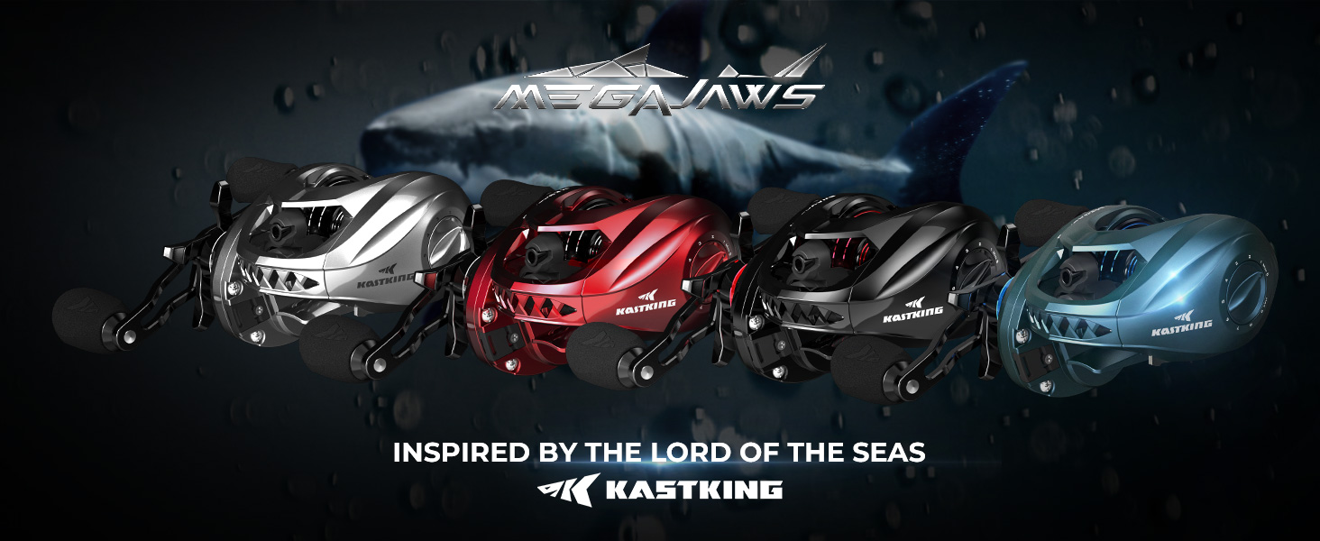 thumbnail video image 2 of KastKing Baitcasting Fishing Reel, 6.7oz, 17.64 LBs 11+1 Shielded BB,6.5:1 Gear Ratios- MegaJaws, 2 of 9