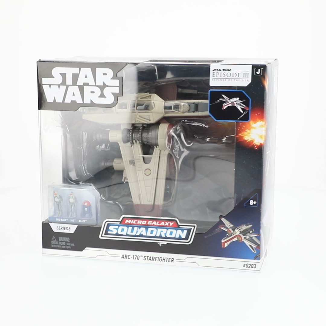 Star Wars Micro Galaxy Squadron ARC-170 Starfighter - 8 inch