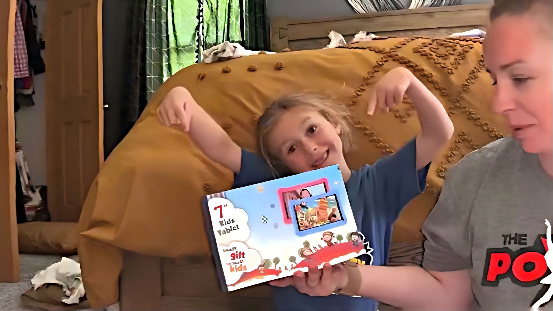 thumbnail video image 2 of Thunrlge Kids Tablet, 7-Inch Kids Tablet, Android Tablet, 3+5 RAM 64GB ROM (TF CARD 256GB) Google Certified, Kids Software Pre-Installed, WiFi, Shockproof Case, Gift for kids, (Pink), 2 of 8