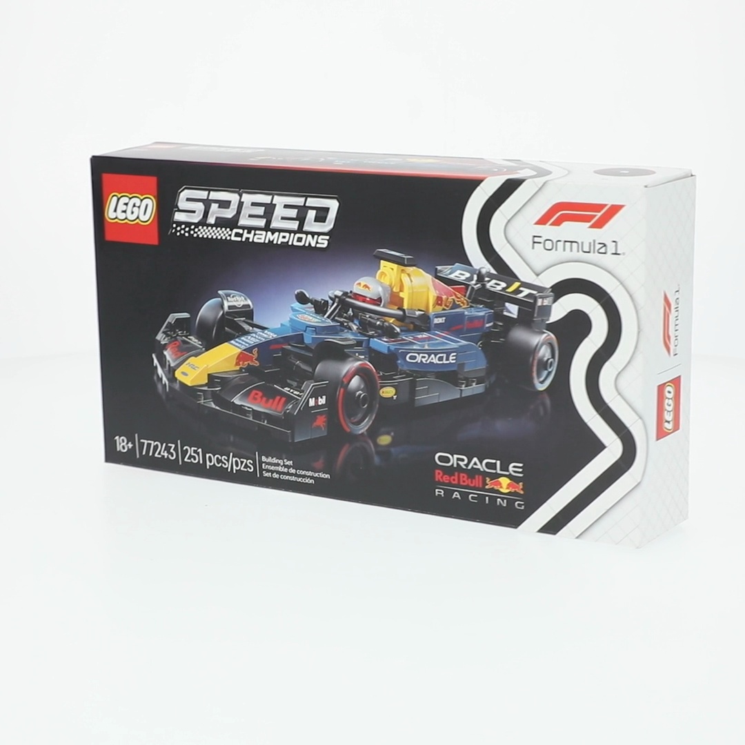 LEGO Speed Champions F1 Race Car Model Kit, 77243, Display Set