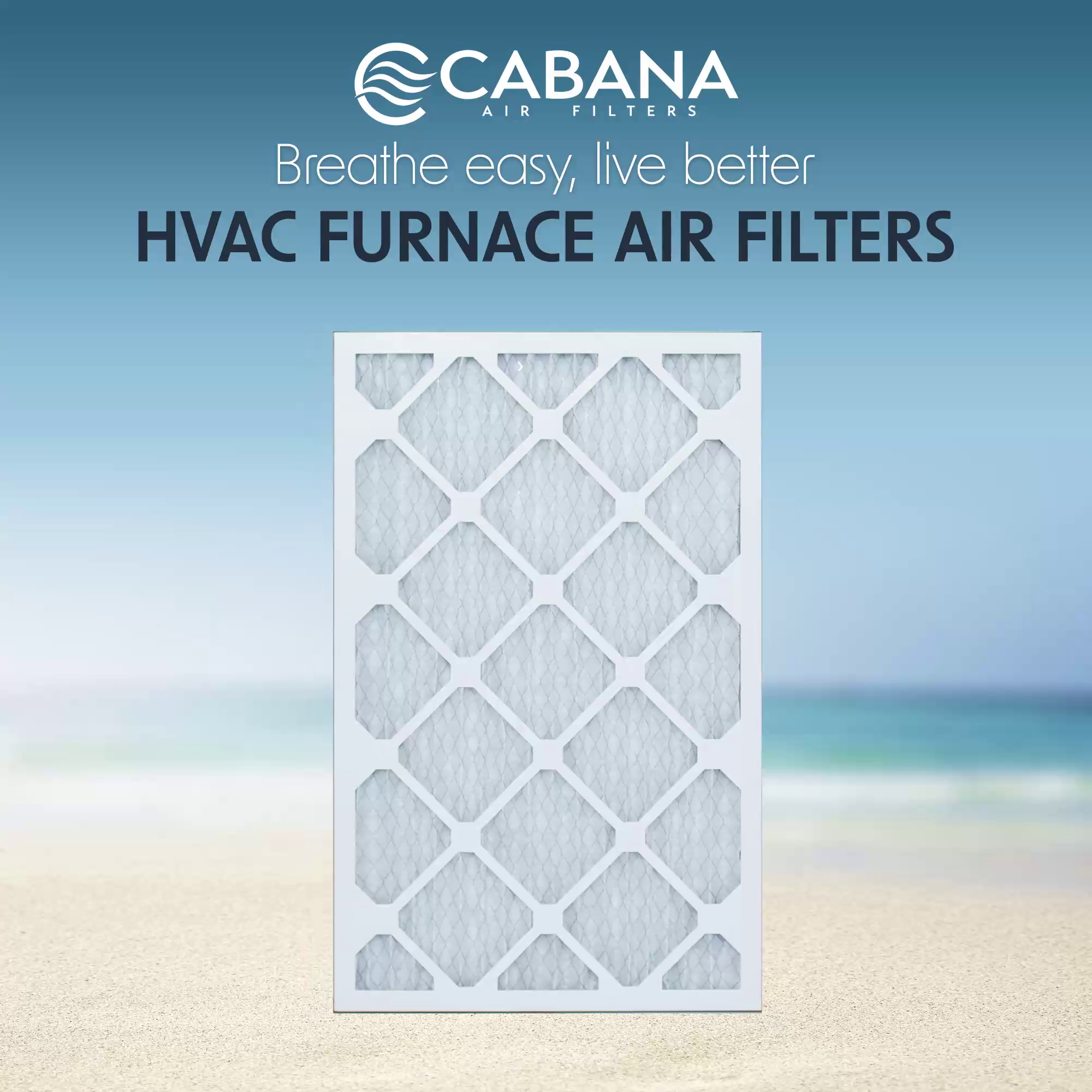 thumbnail video image 2 of Cabana Air Filters 6 Pack HVAC Furnace Filter, MERV 8, 20 x 30 x 1, White, 2 of 11