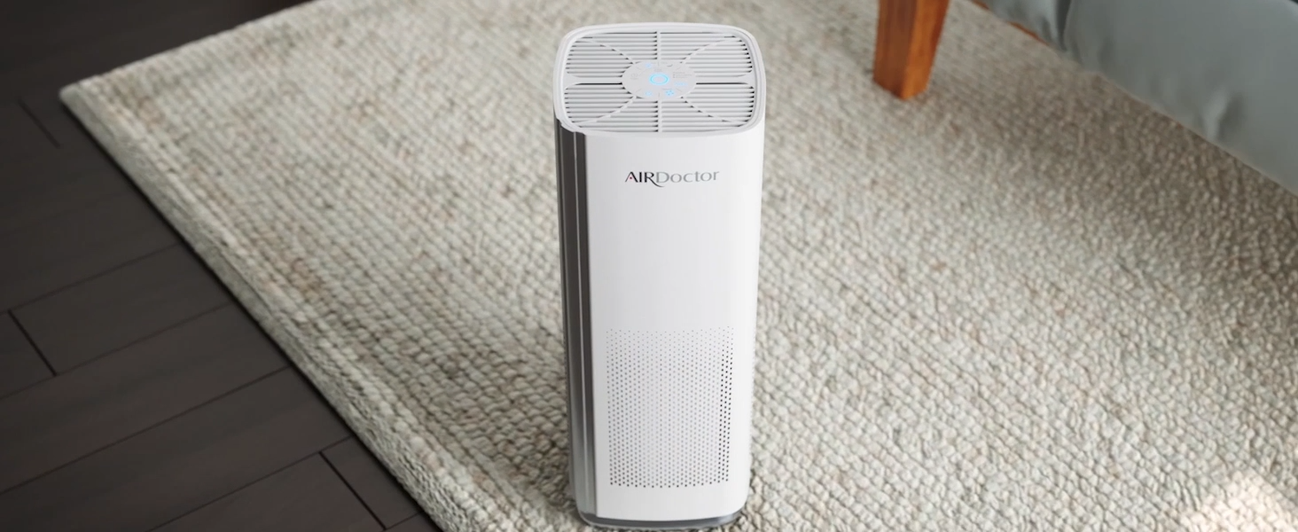 thumbnail video image 2 of AirDoctor AD1000 HEPA Air Purifier for Rooms up to 285 Sq Ft, 2 of 11