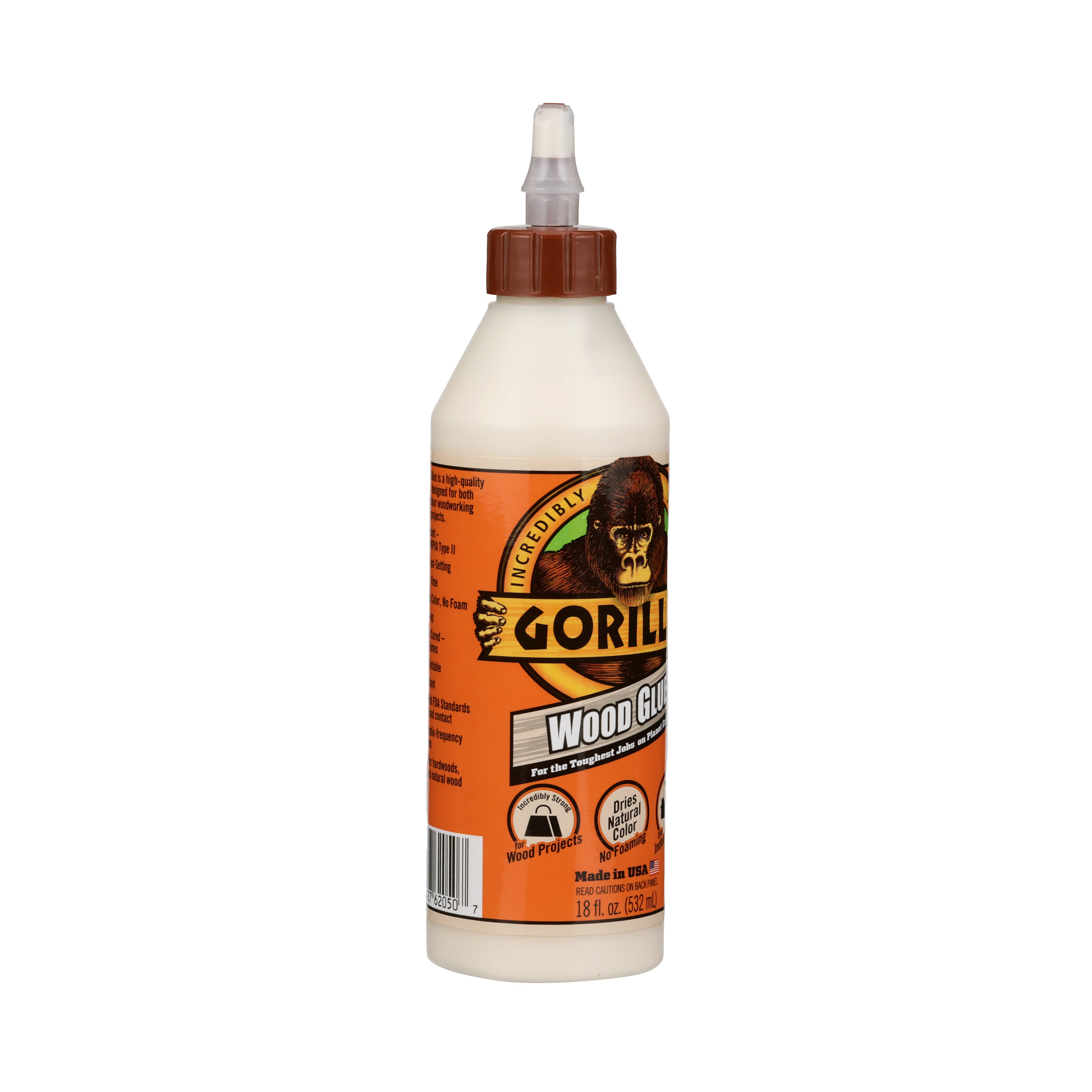 Gorilla Glue 18oz. Wood Glue. Color: White / Cream. Assembled Product  Weight Is 1.36 lb