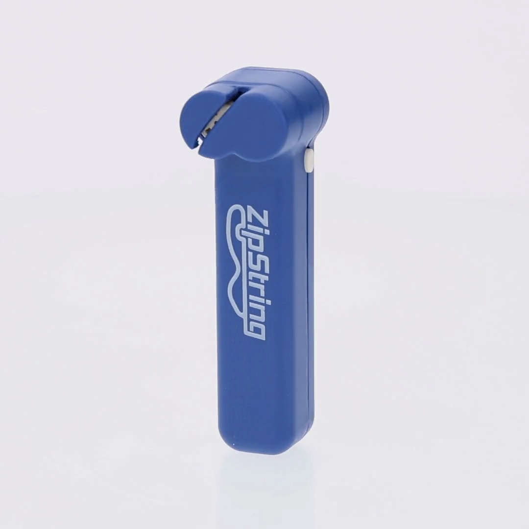 ZipString Lanceur à Corde Bleue Original - Jouet Flottant Corde Avec Emballage Transparent