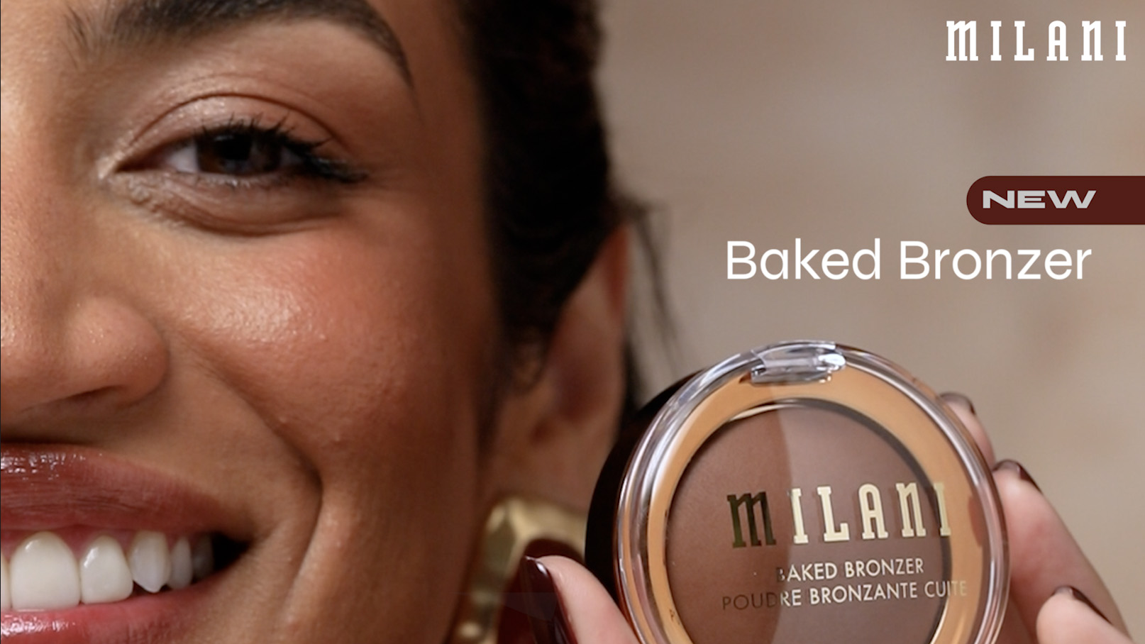 thumbnail video image 2 of Milani Baked Bronzer, Capri Copper 03, 2 of 15