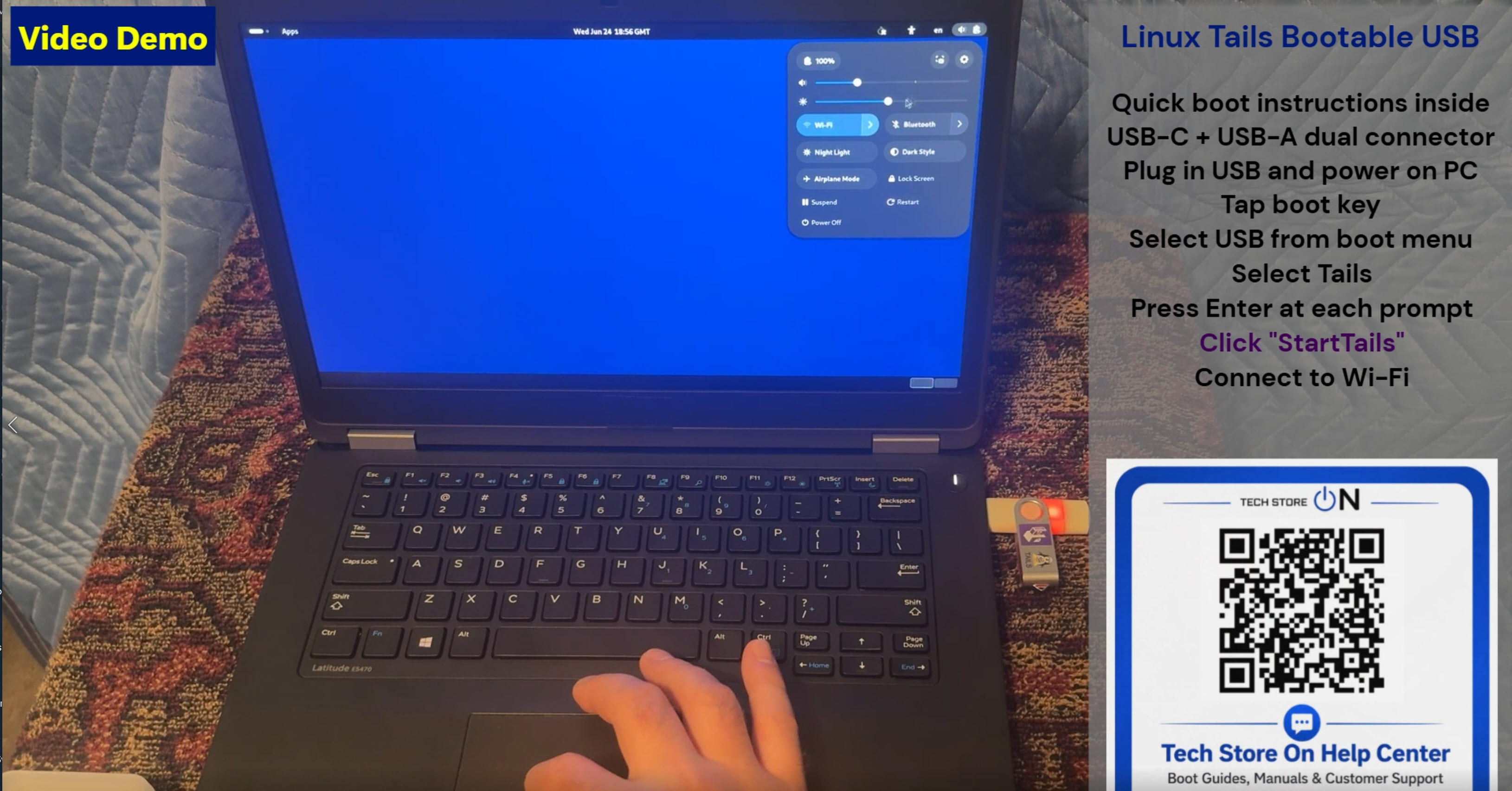 Tech Store On, Tails Linux Bootable USB, Tor, Live - Walmart.com