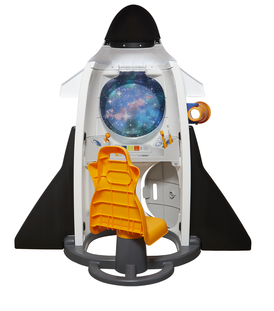 Little Tikes Adventure Rocket Realistic Space Astronaut Pretend Role Play  for Kids, Boys, Girls, 2-6 Years Old, 40 x 18 x 18 inches