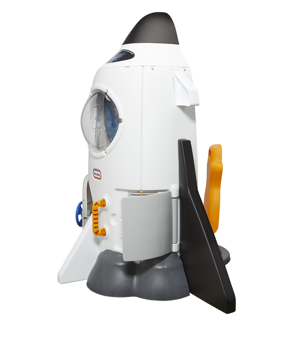 Little Tikes Adventure Rocket - Avec une chaise, des outils spatiaux, un  télescope, une trappe d'évacuation