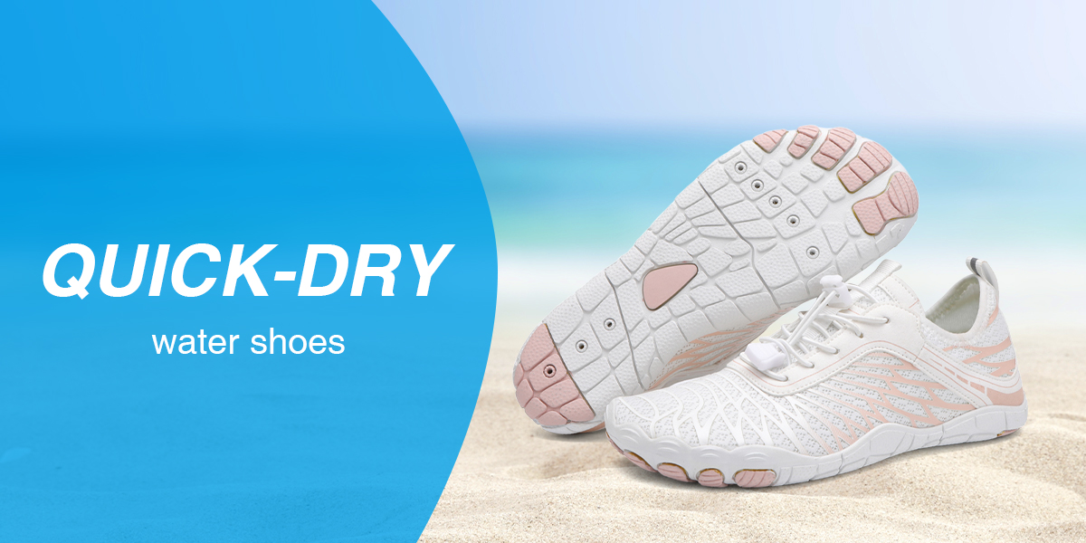 thumbnail video image 2 of ZUTY Water Shoes for Women Barefoot Adult Quick Dry Aqua Socks Lightweight Swim Shoes for Surfing Swimming Beach Sports Kayaking Diving Non Slip Design Black 11 Size, 2 of 6