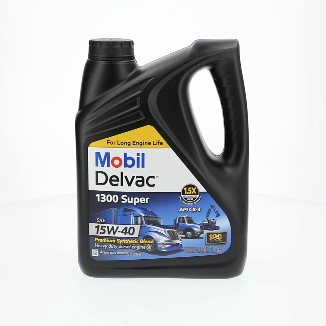 2 pack) Mobil Delvac 1300 Super Heavy Duty Premium Synthetic Blend