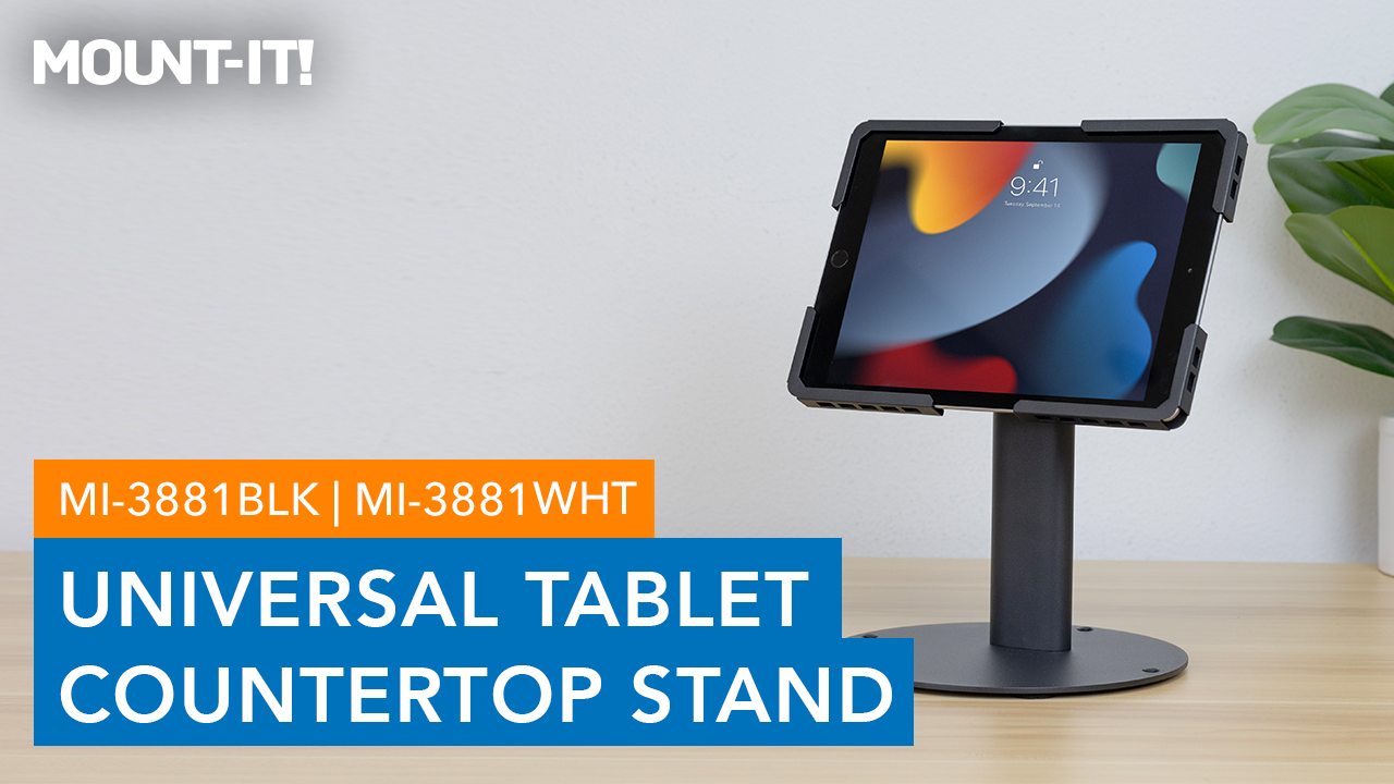 thumbnail video image 2 of Universal Tablet Countertop Stand, 2 of 12