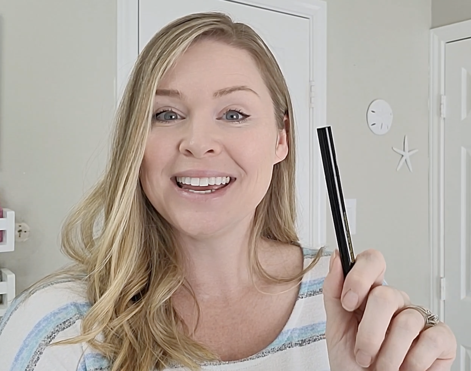 thumbnail video image 2 of Bold Beautiful Cosmetics Waterproof Matte Liquid Eyeliner Pen, Black, 0.5 fl oz, 2 of 10