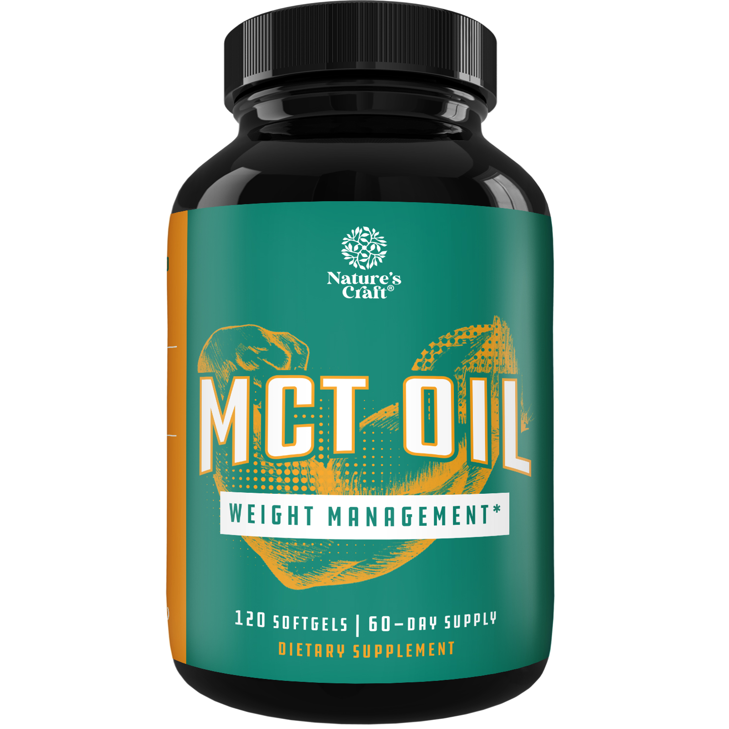Natures Craft, MCT Oil Supplement, 120 Softgels, Coconut, C8