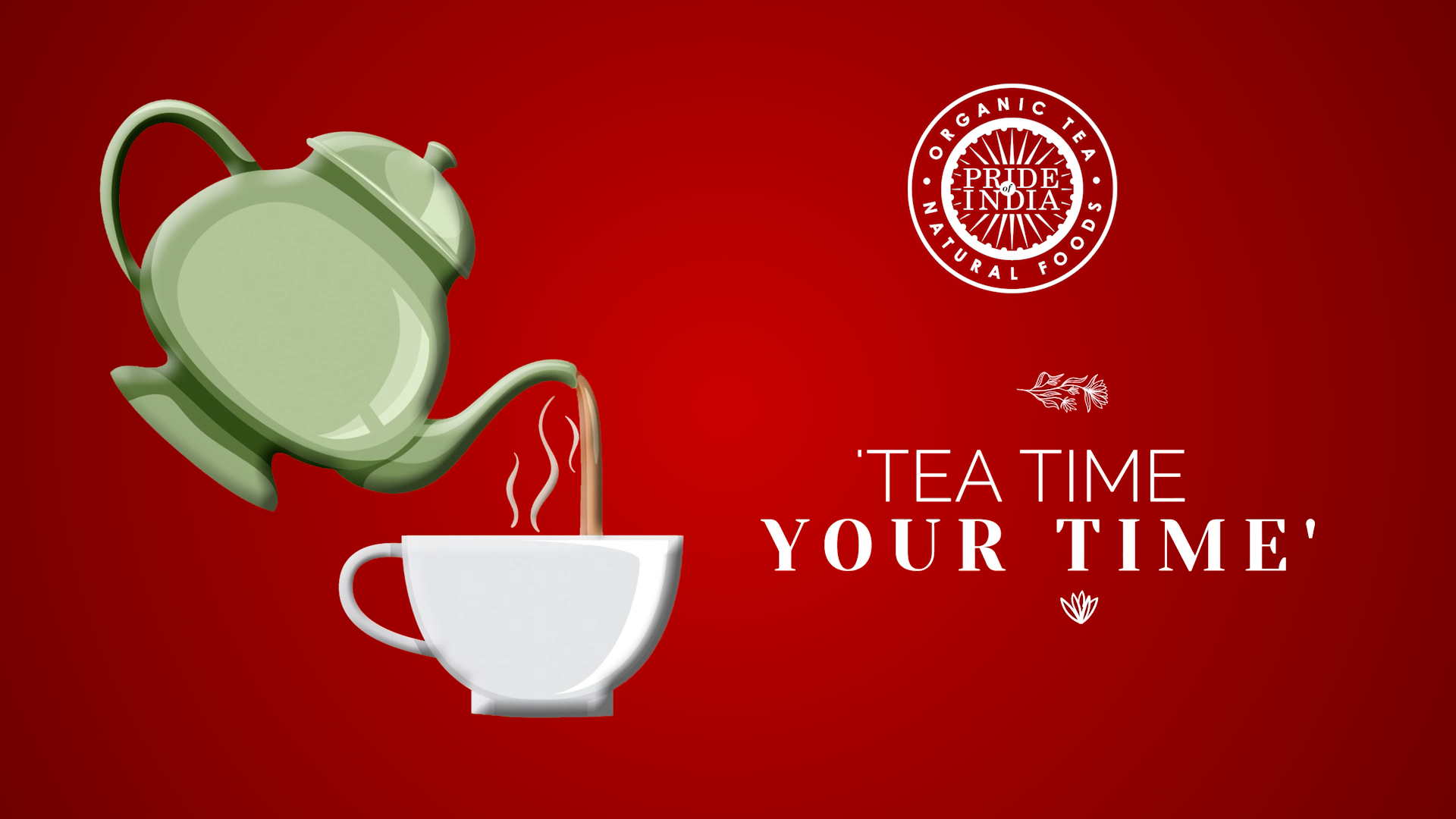 thumbnail video image 2 of Pride of India Natural Herbal Chai Tea, 15 Tea Bags, 2 of 8