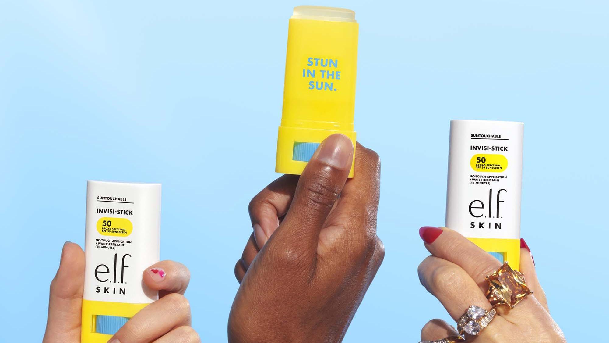 thumbnail video image 2 of e.l.f. SKIN Suntouchable Invisi-Stick SPF 50, 0.63oz, 2 of 19