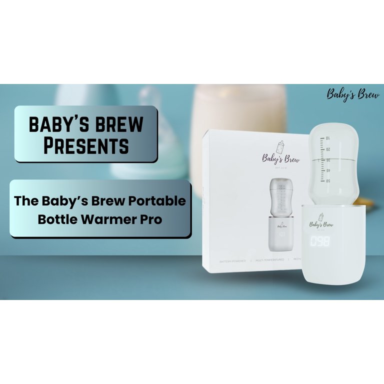 Baby's Brew Infant Bottle Warmer, Cordless and Travel-Friendly