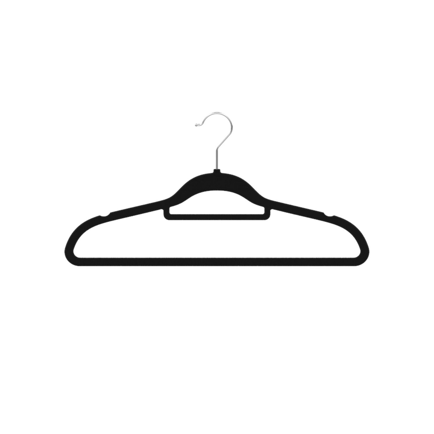 100 Pack Non-Slip Clothes Premium Velvet Hangers Flocked Hangers 360°  Rotatable