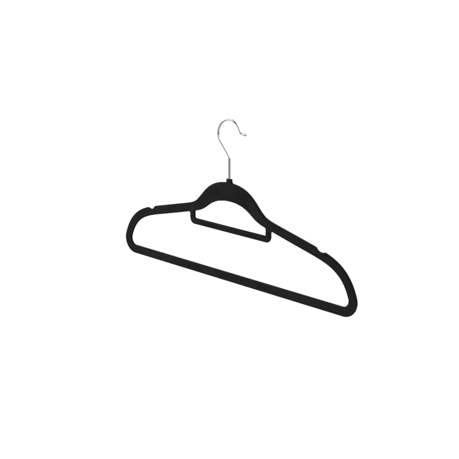 Black Grippy Hangers Pkg/3