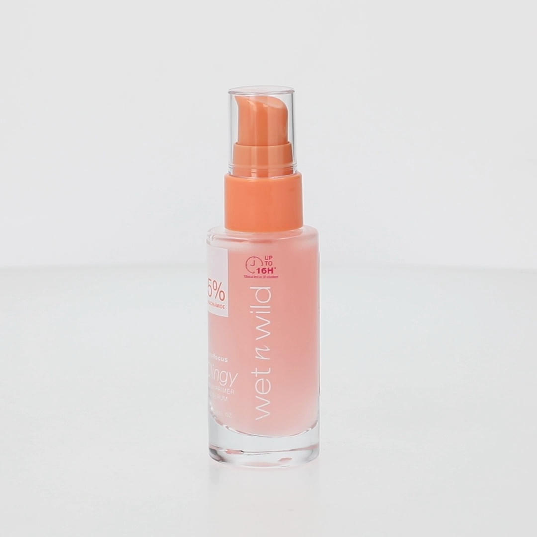 wet n wild Prime Focus Clingy Serum Primer, 0.9 Fl oz, with 5