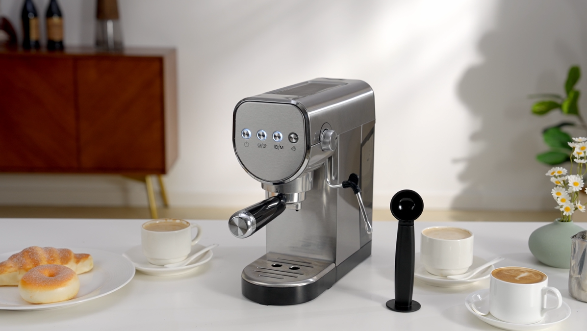Coffee Maker, 20 Bar Espresso Machine with Milk Frother & Cold Brew ...
