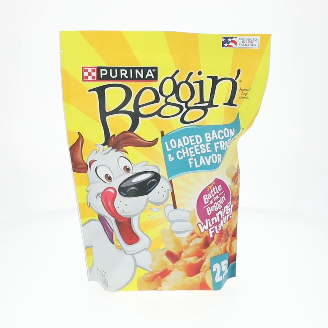 Purina Beggin' Loaded Bacon and Cheese Fries Flavor Treats for