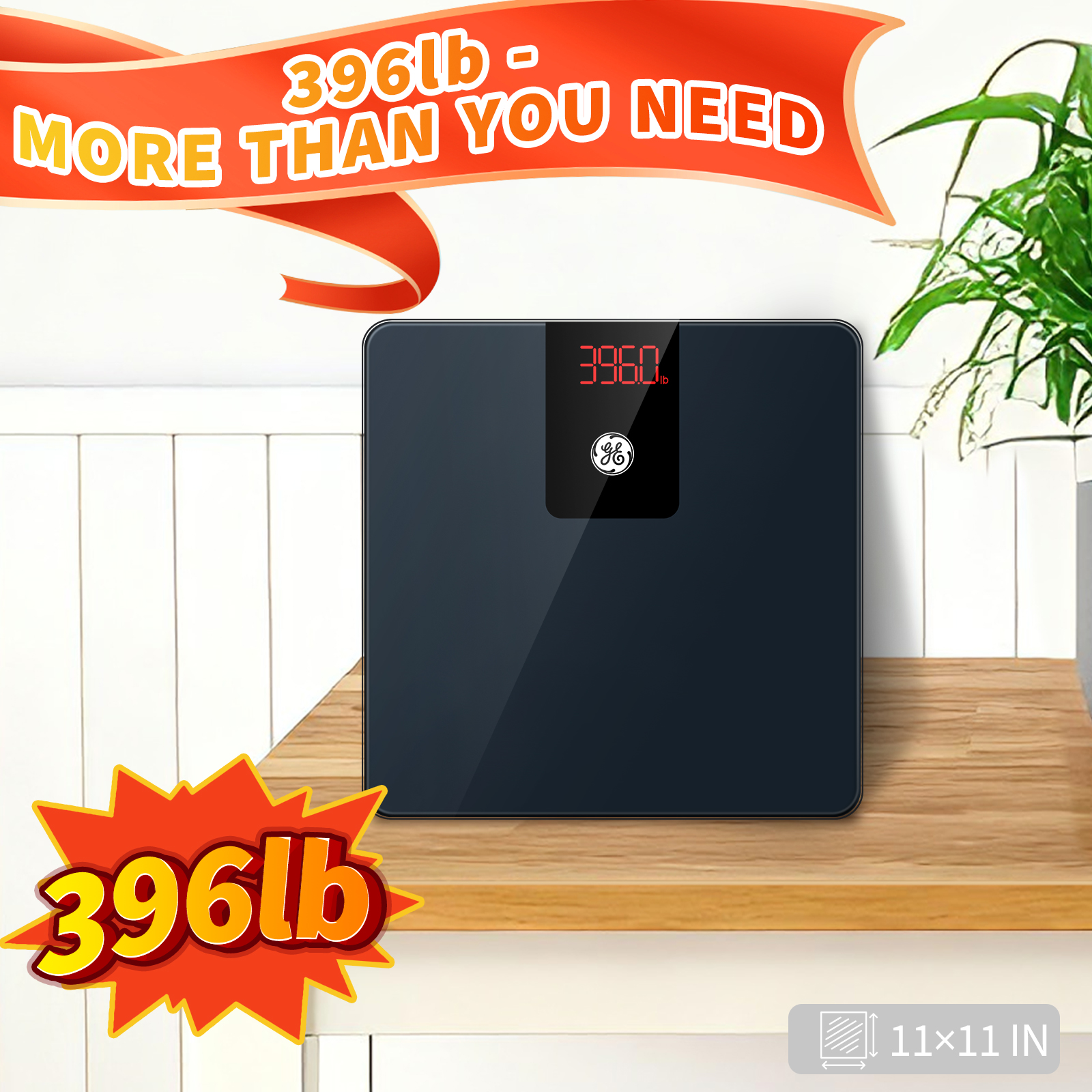 thumbnail video image 2 of GE Digital Smart Body Scale with App, Bluetooth - Body Weight, BMI - Black, 2 of 7
