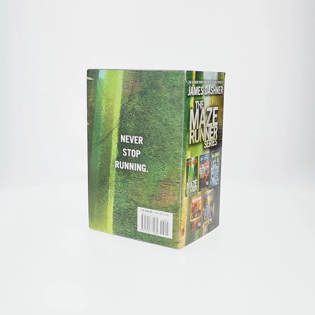 James Dashner Maze Runner Series Complete Boxed Set, Hardcover, 5
