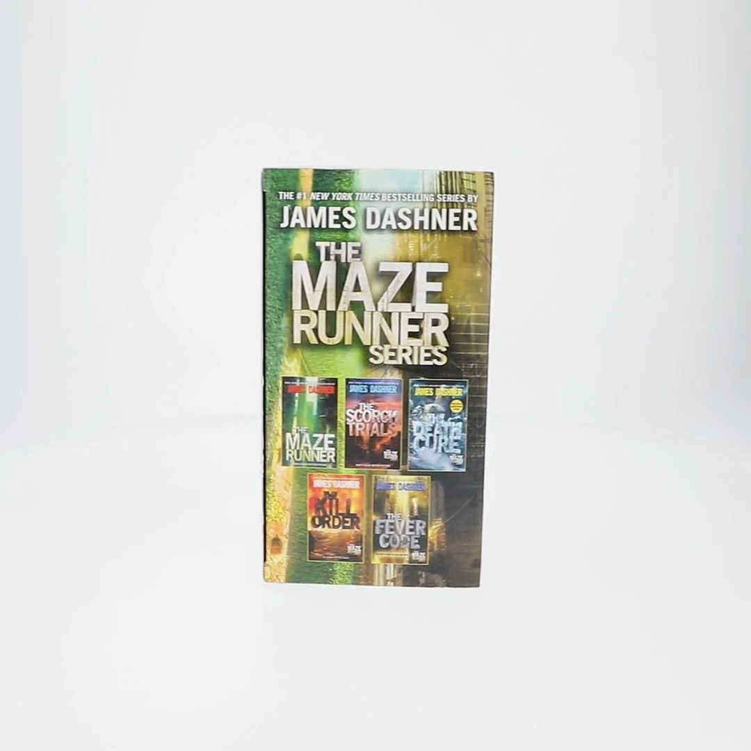 James Dashner Maze Runner Series Complete Boxed Set, Hardcover, 5