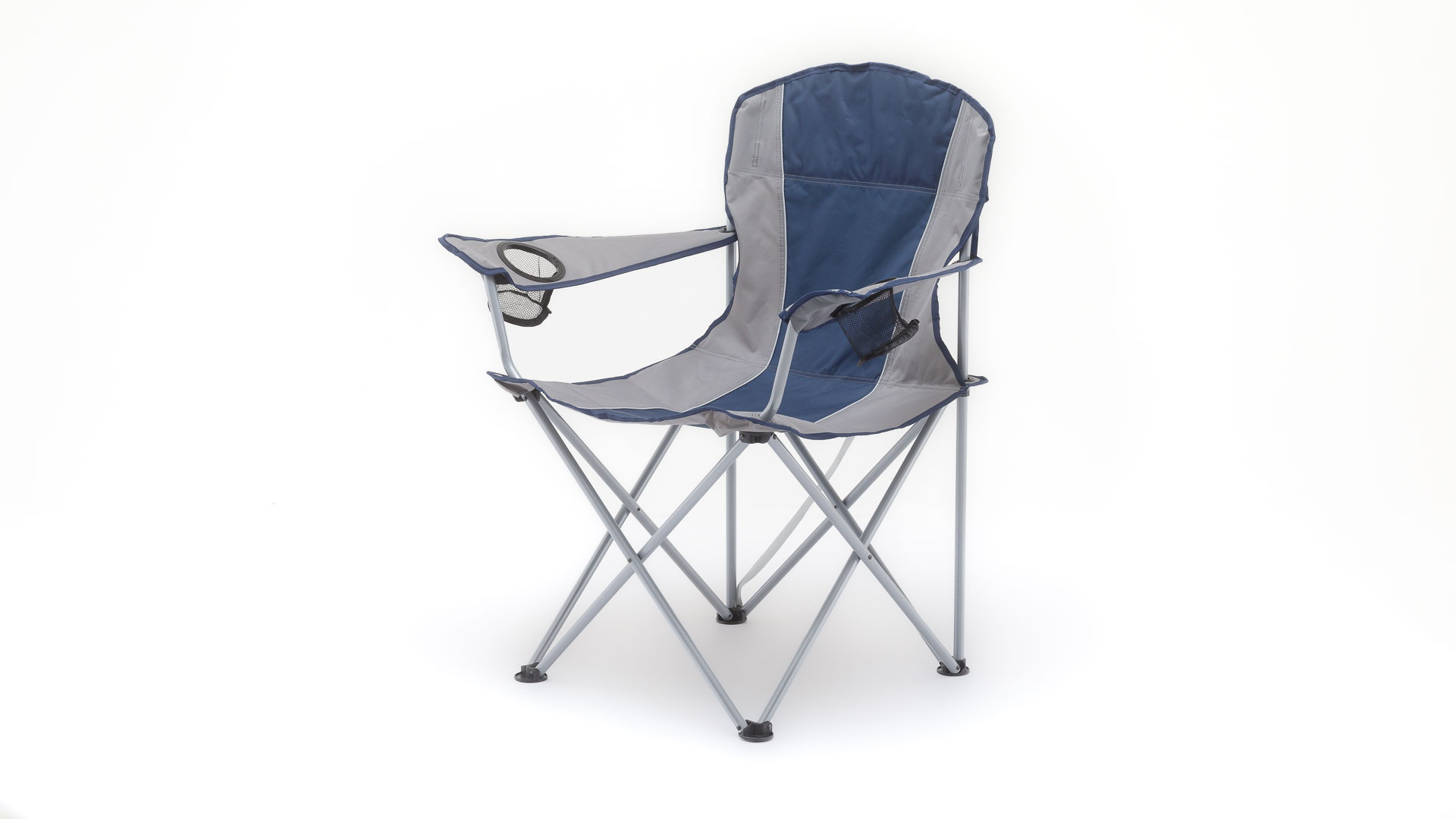 Ozark Trail Oversized Quad Camping Chair, Blue Cove 