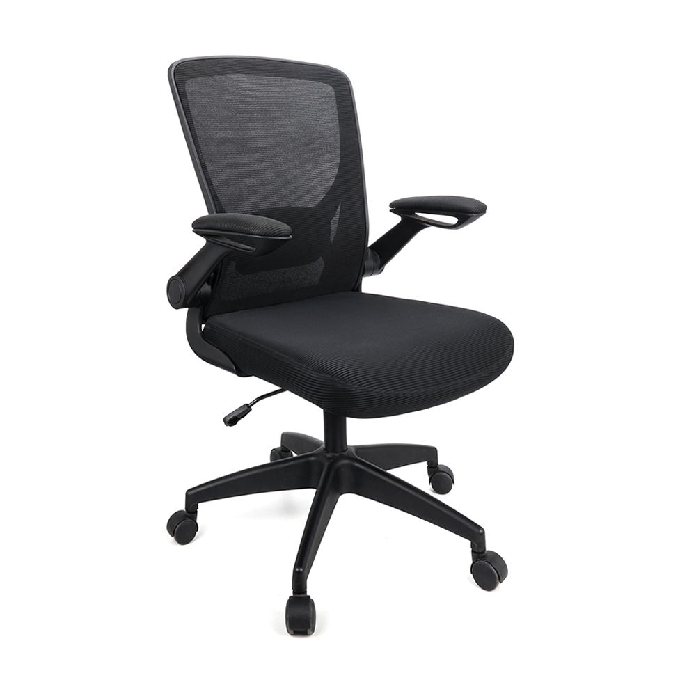 Dropship Task Office Guest Chair With Lumbar Support And Mid Back Mesh  Space Air Grid Series For Reception Conference Room, Stationary, Black (2  Pack) to Sell Online at a Lower Price