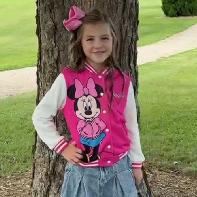 thumbnail video image 2 of Disney Girls Bomber Jacket Minnie Mouse Colorblock Varsity Lightweight Sweatshirts Gift Fall Spring Sizes 3-10, 2 of 16