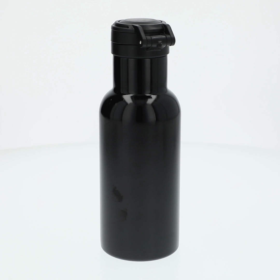 Your Zone 14oz Stainless Steel Bottle Black Double Wall Insulated