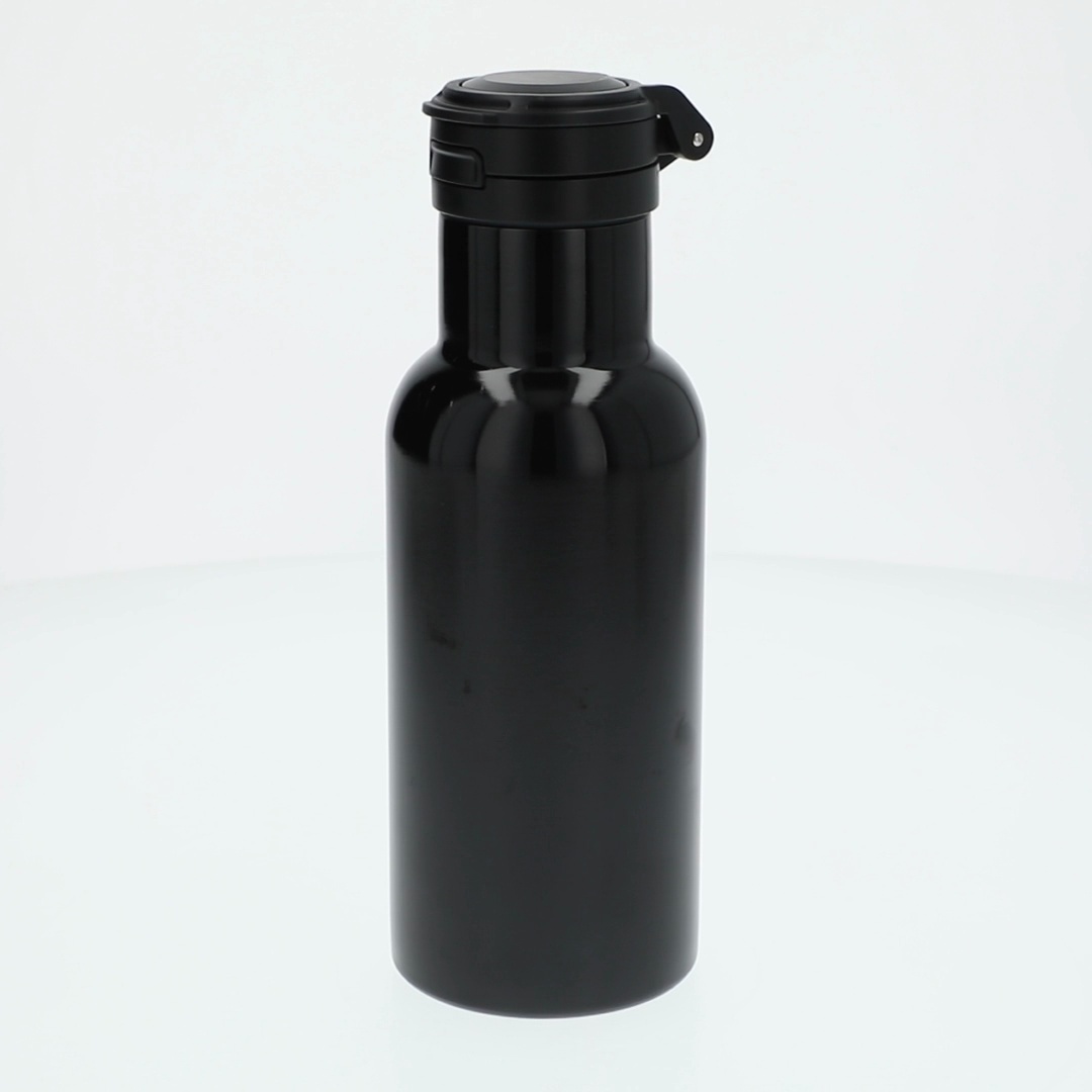 Your Zone 14oz Stainless Steel Bottle Black Double Wall Insulated