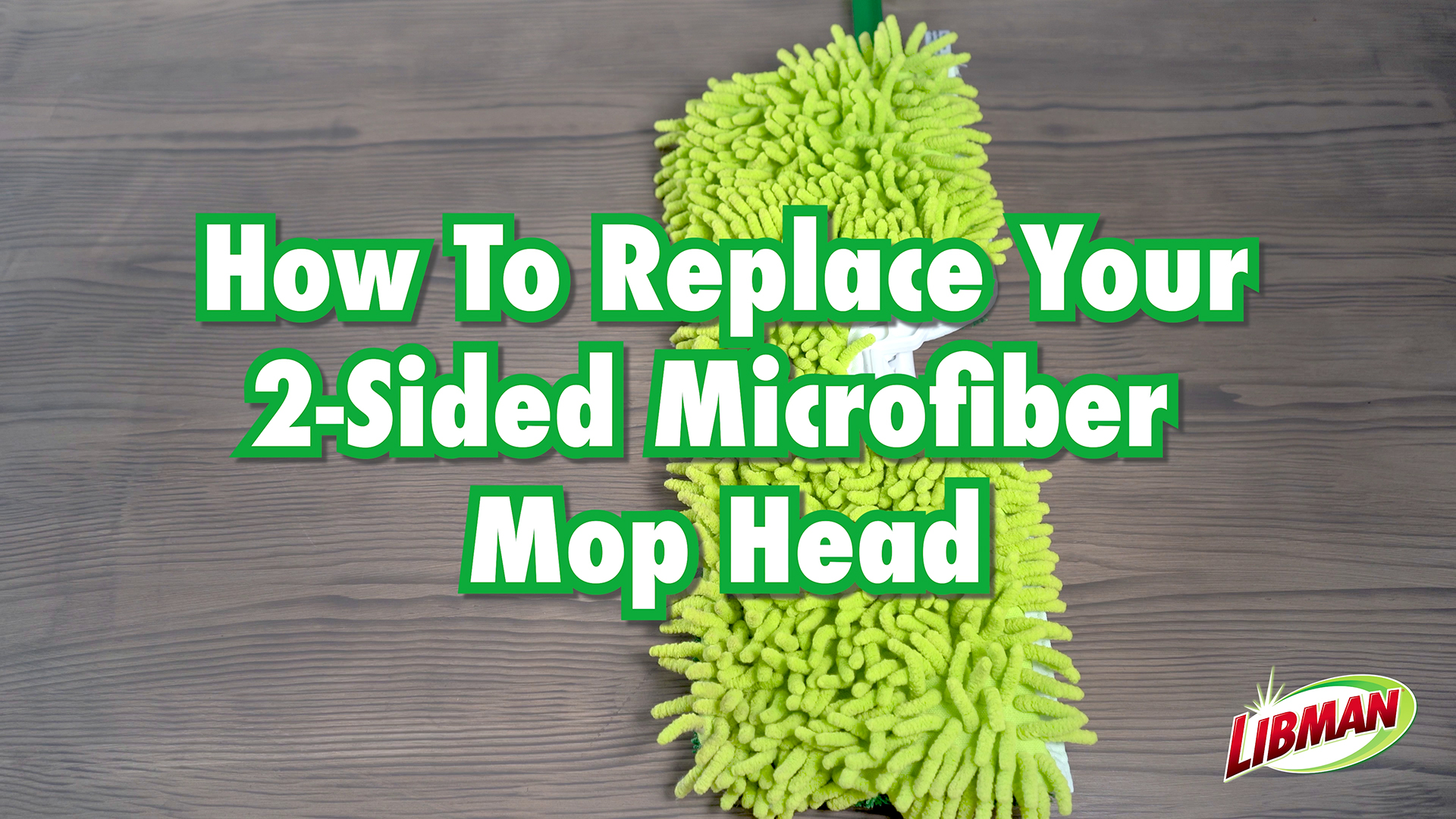 thumbnail video image 2 of Libman 2-Sided Microfiber Wey Dry Mop- #1172, 2 of 11