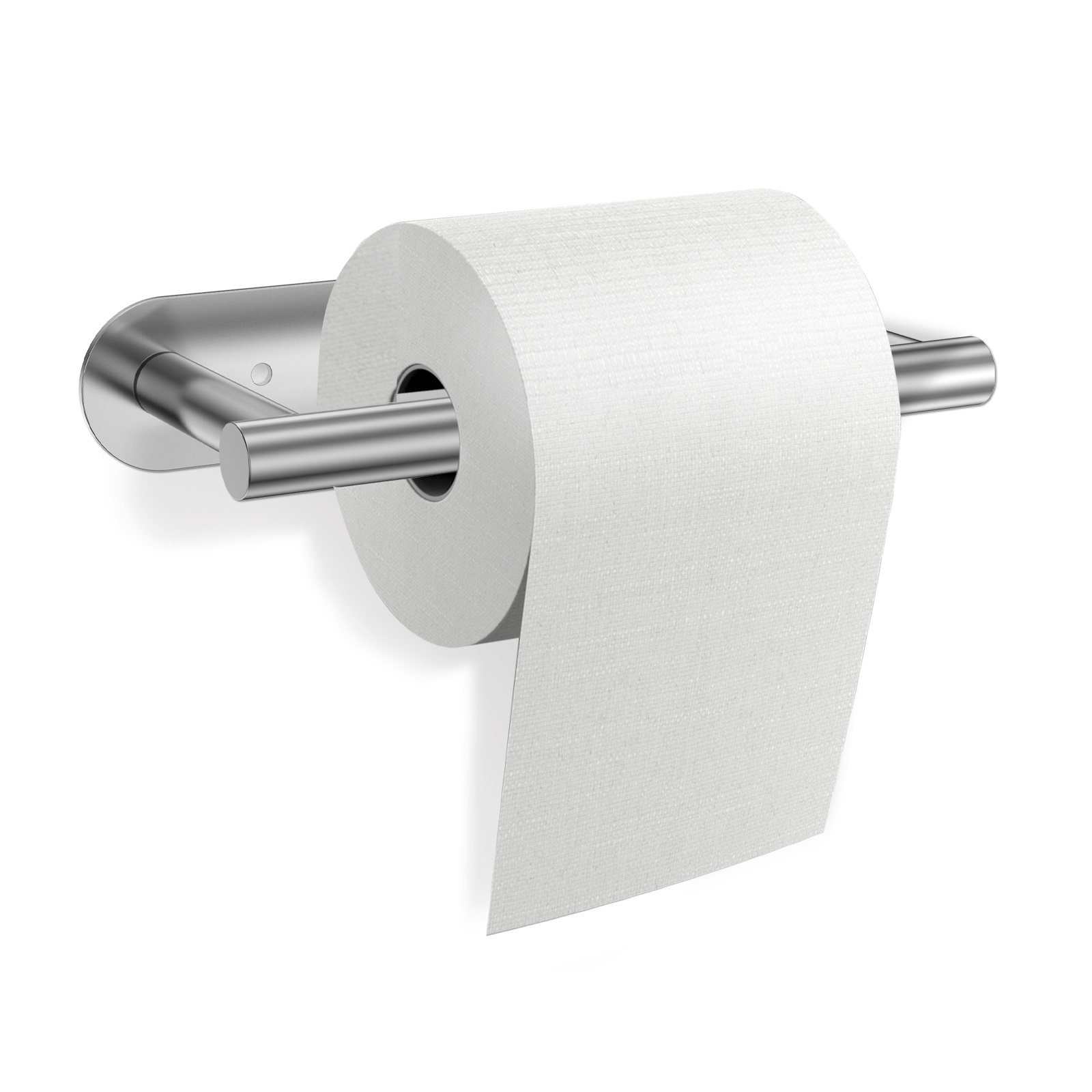 thumbnail video image 2 of Dznils Wall Mounted Stainless Steel Toilet Paper Holder, Brushed Nickel, 2 of 11