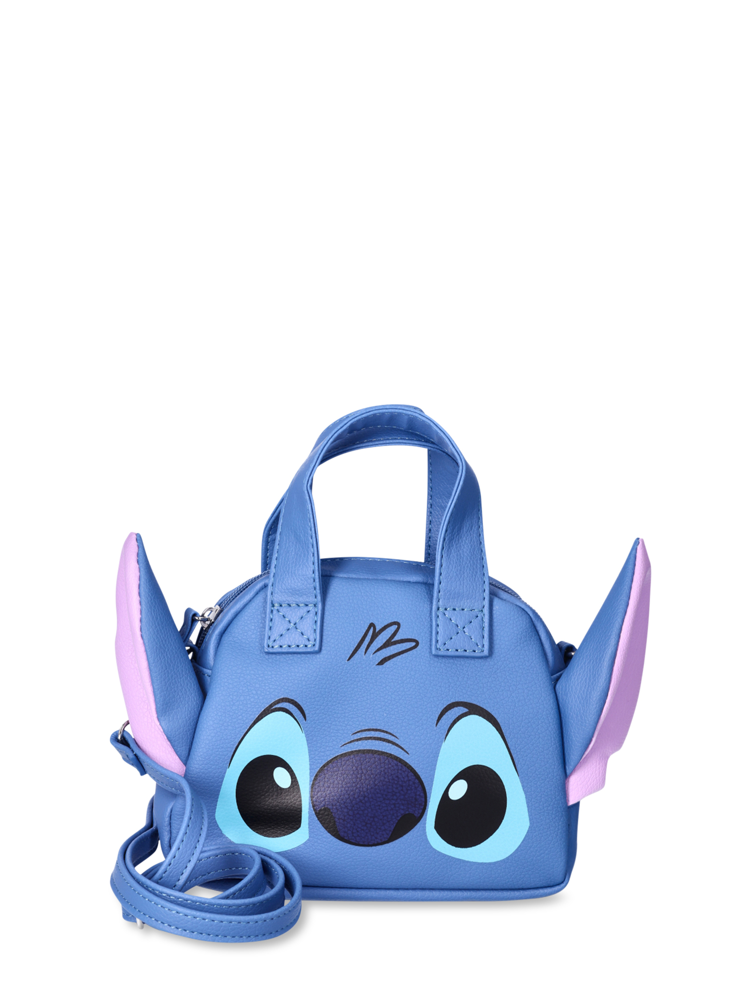 [DEINET] ★ D STITCH PADDING MINI BAG Stitch Girls' Mini Dome Polyester Handbag, 5.5” H x 7” W x 3