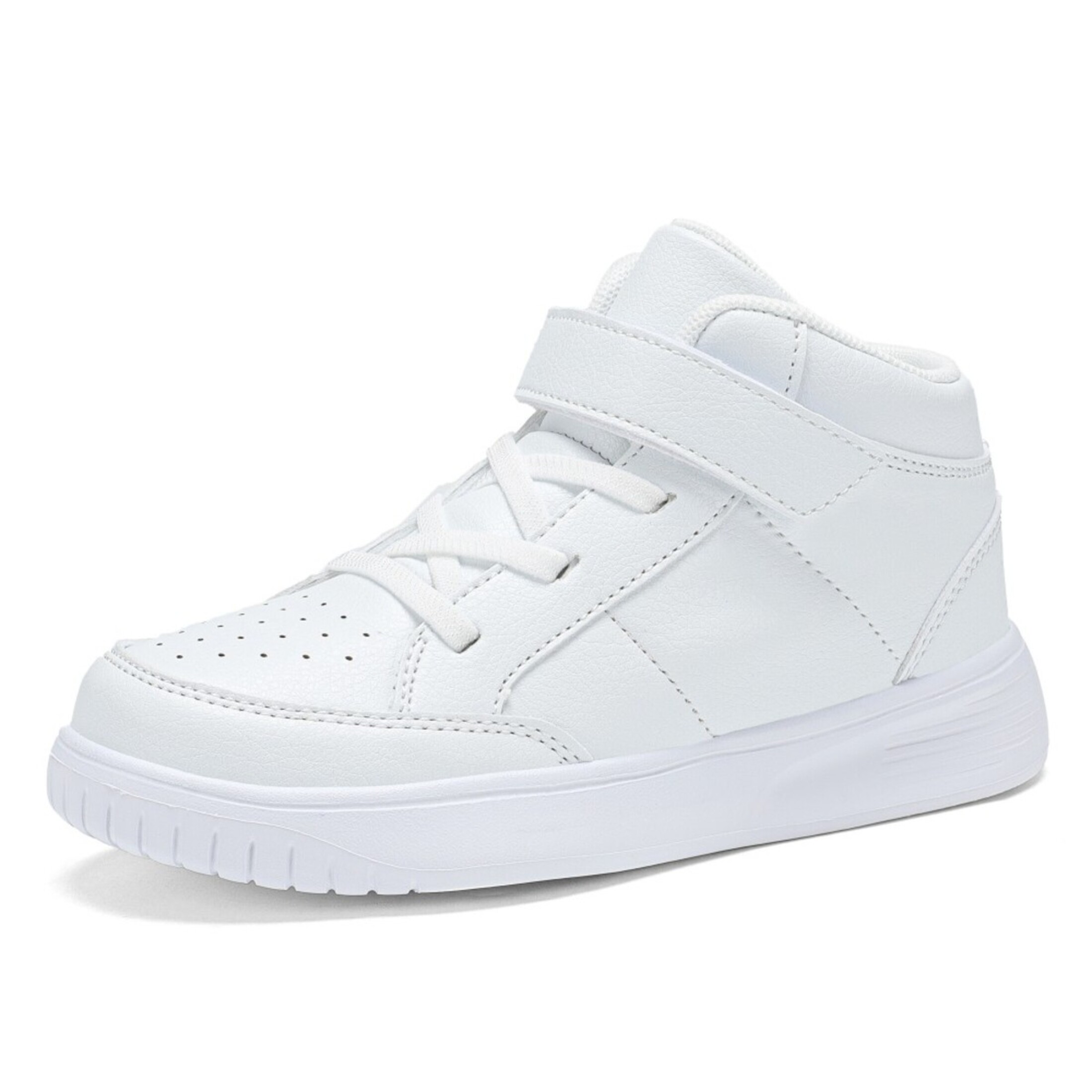 thumbnail video image 2 of Children's Lightweight Running Sneaker with Adjustable Hook & Loop Closure Casual Shoes (Unisex), 2 of 8