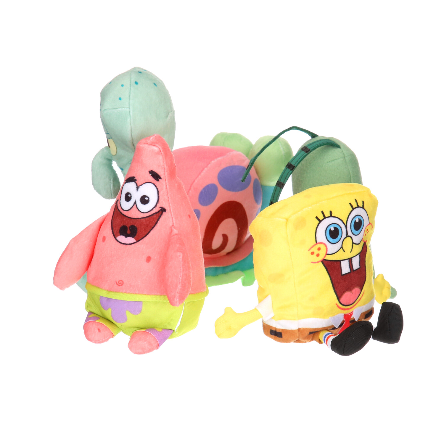 Spongebob Squarepants Lot of 3 Mini Toys Bikini Bottom Bus, Sandy, & Patrick