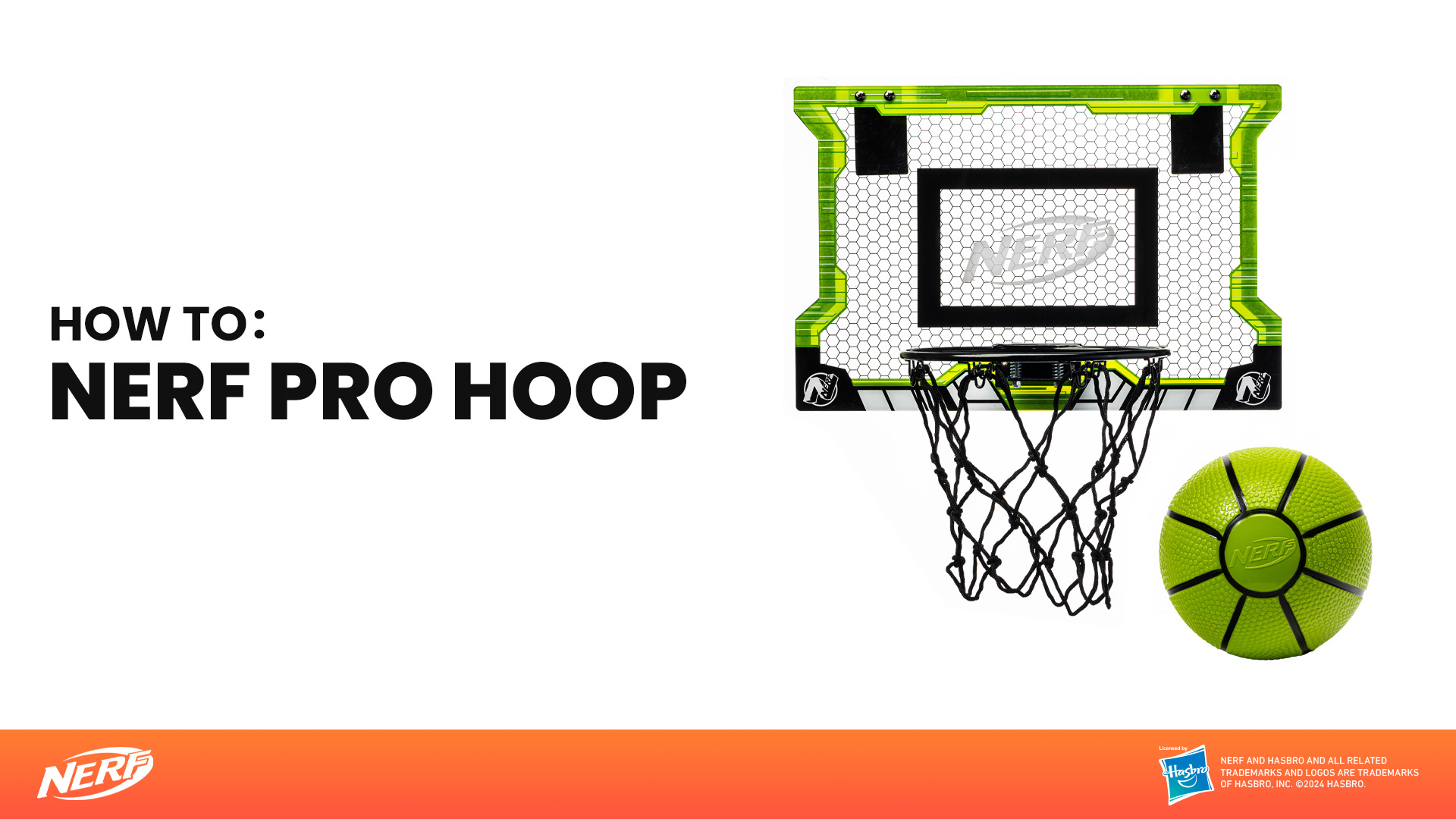 NERF PRO HOOP-ORANGE - Walmart.com
