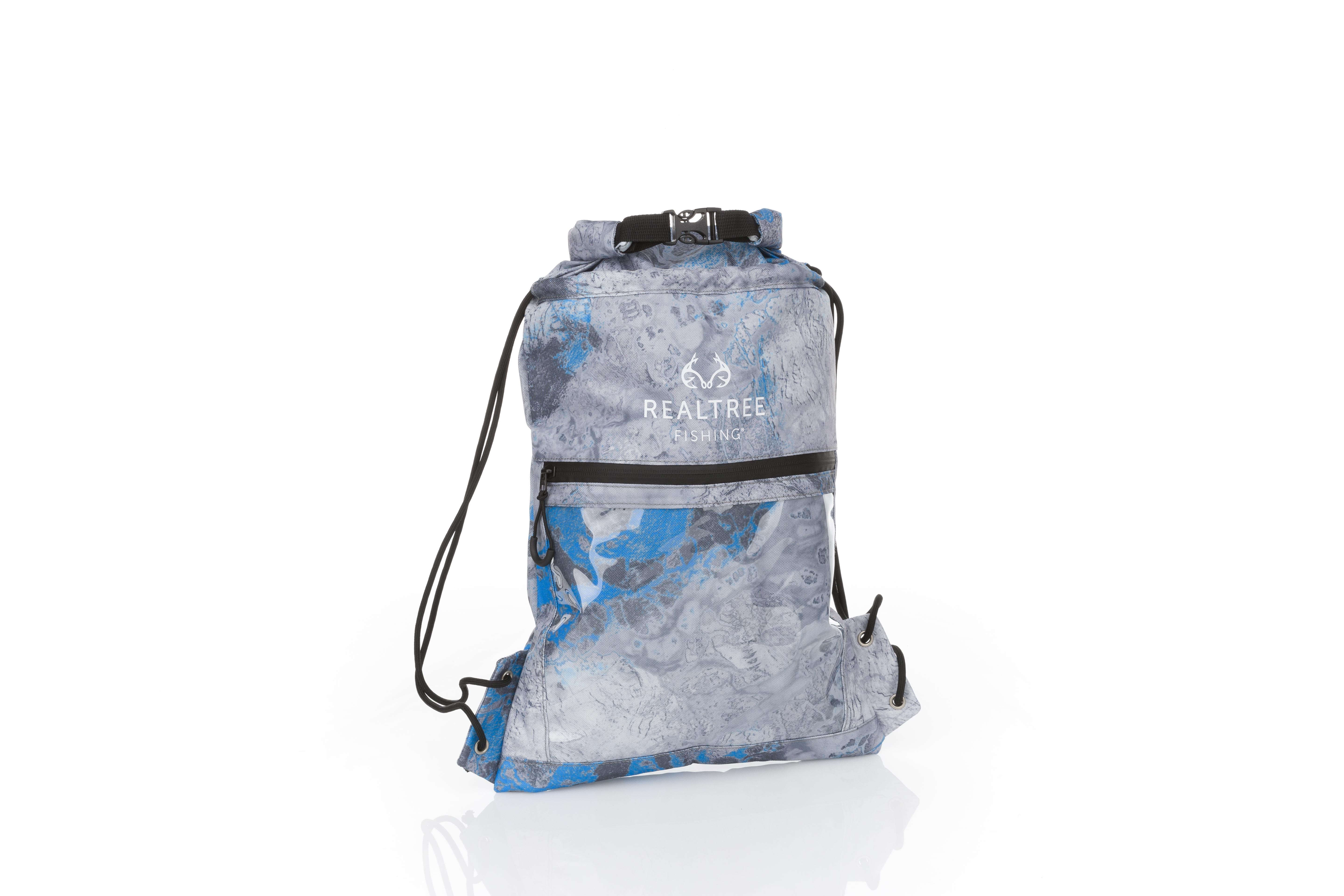 Realtree Wav3 Tahoe Blue Roll Top 10 L Cinch Dry Bag, Unisex, Gray,  Lightweight Waterproof 