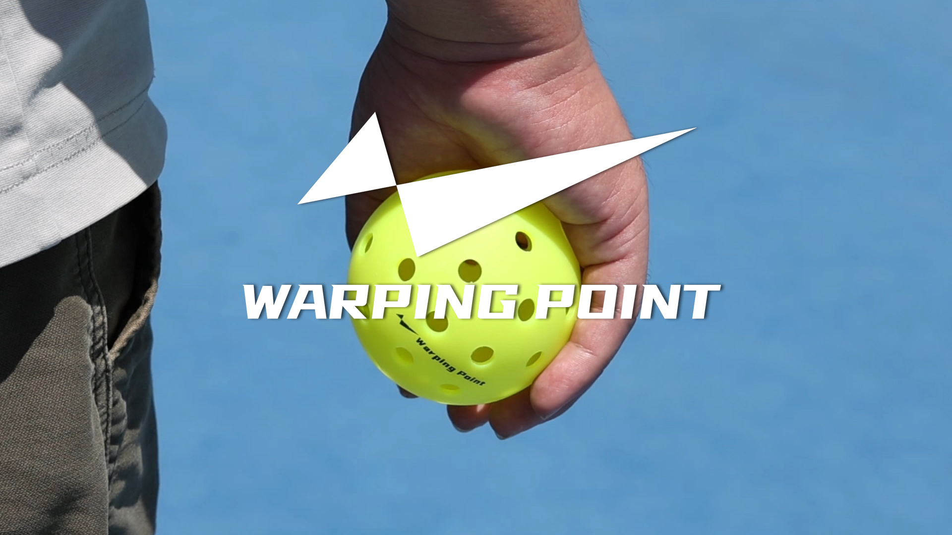thumbnail video image 2 of Warping Point Pickleball Balls Outdoor 40 Holes USAPA Approved Competition 4 Pack, 2 of 7