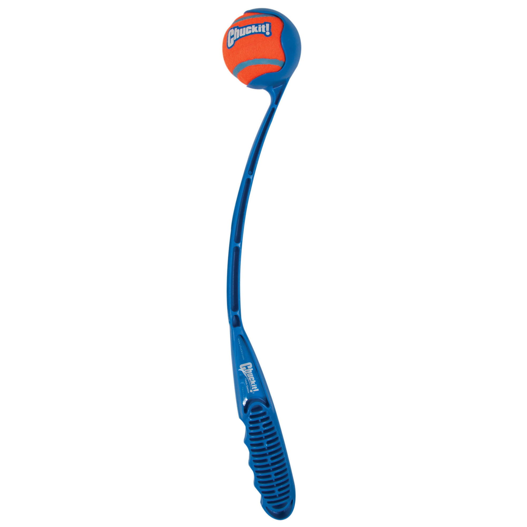 thumbnail video image 2 of Chuckit! Pro 18M Max Glow Dog Ball Launcher for Medium 2.5" Max Glow Ball for Dogs 20-60 lb, Assorted, 2 of 12